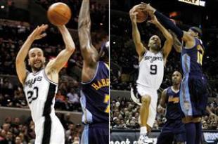 Ginbili y Parker marcan el camino de los Spurs