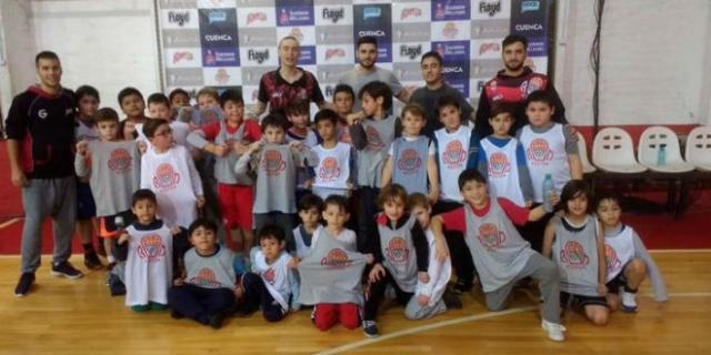 Ramos con Campus de minibasquet