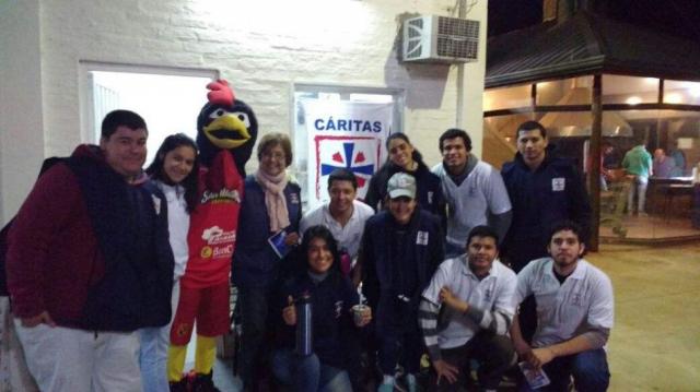 San Martn y Caritas Corrientes, una exitosa unin