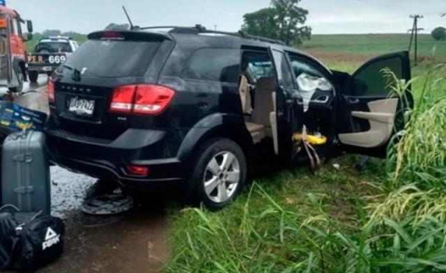 Grave accidente del uruguayo Leandro Garca Morales