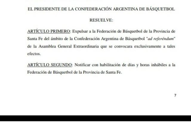 Se quebr la relacin: CABB expuls a la Federacin de Santa Fe