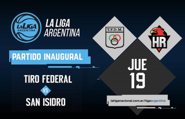 Confirmados los primeros juegos de la Liga Argentina