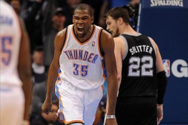 Kevin Durant: Si tengo que elegir un rival sera San Antonio