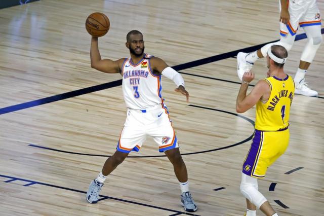 Thunder le dio una paliza a los Lakers