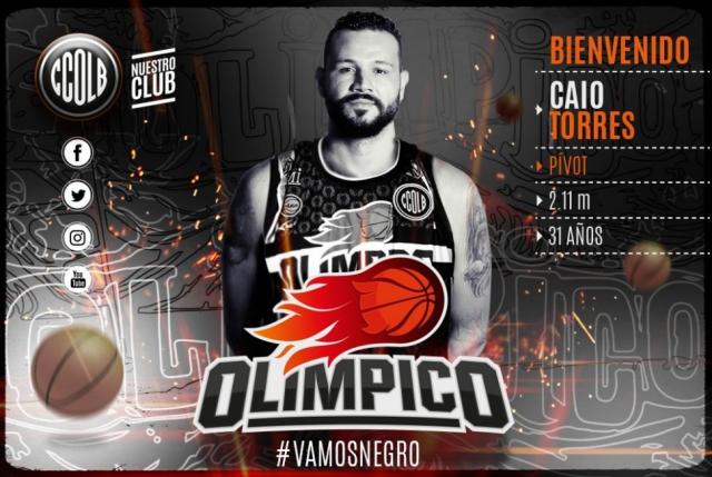 Olmpico se potencia con Caio Torres