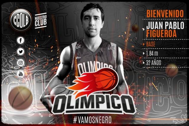 Juan Pablo Figueroa se suma a Olmpico