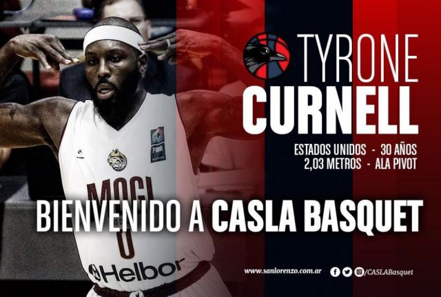 San Lorenzo oficializ a Tyrone Curnell