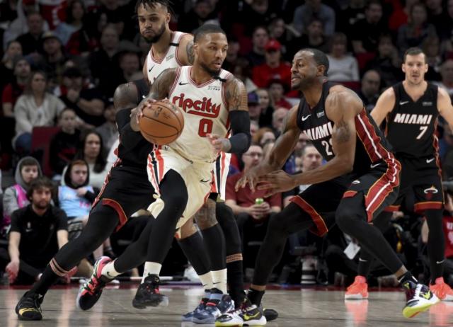 Damian Lillard le amarg los debuts a Miami Heat