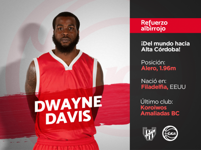 Dwayne Davis se suma a Instituto