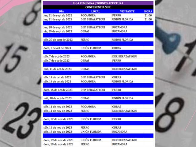 La Liga ya tiene fixture completo