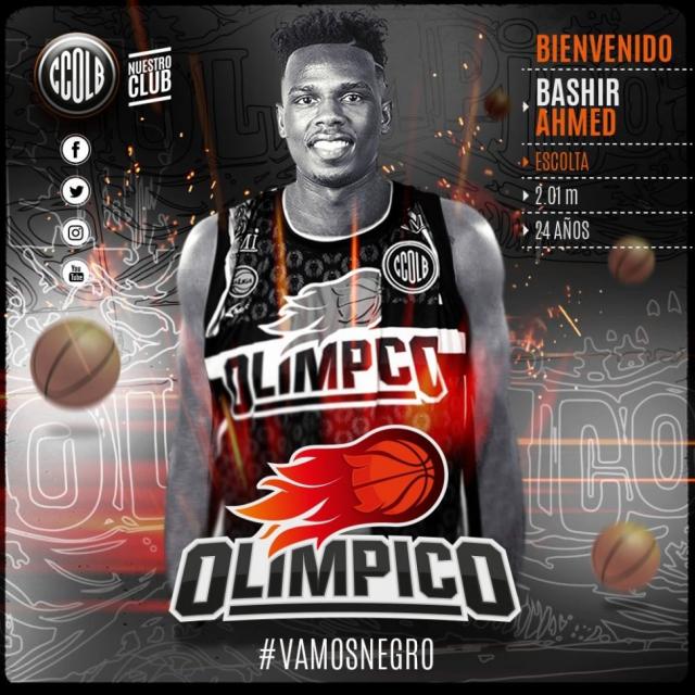 Bashir Ahmed es la apuesta de Olmpico