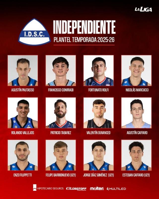 Atenas e Independiente completaron sus planteles