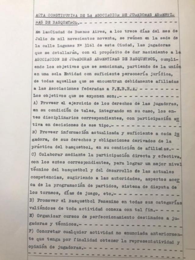 El da que las jugadoras argentinas tuvieron su asociacin