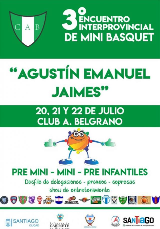 Se realiza una nueva edicin del Encuentro de Minibsquet Agustn Emanuel Jaimes